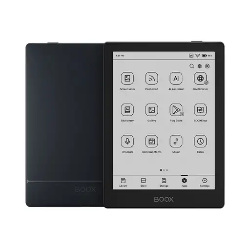 eBook – 6'' – 34 GB – Android 11 – E-Ink- Negro – Go 6 BOOX
