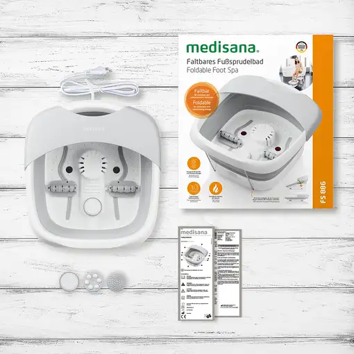 Medisana FS 886 bañera de pies Blanco