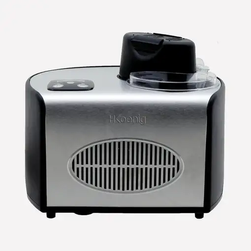 H.Koenig HF250 máquina para helados 1,5 L 150 W Negro, Acero satinado