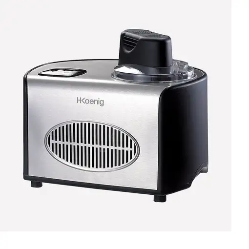 H.Koenig HF250 máquina para helados 1,5 L 150 W Negro, Acero satinado