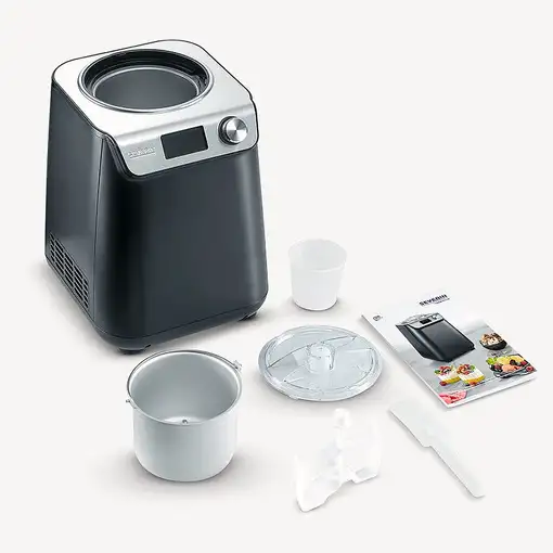 Severin EZ 7407 máquina para helados Compresor de helados 1,2 L 135 W Negro, Acero