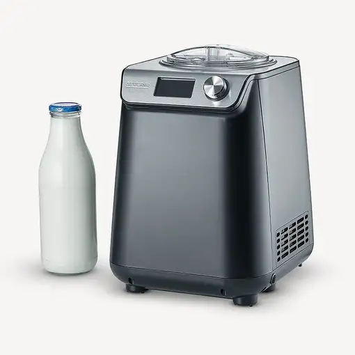 Severin EZ 7407 máquina para helados Compresor de helados 1,2 L 135 W Negro, Acero