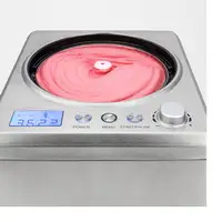 H.Koenig HF340 máquina para helados Compresor de helados 2 L 180 W Acero inoxidabl