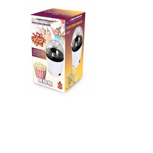 Esperanza EKP006 palomitas de maiz poppers Negro, Blanco 0,27 L 2 min 1200 W