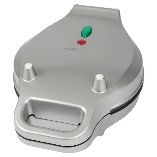 Clatronic WA 3772 silber 1 barquillo(s) 700 W Plata