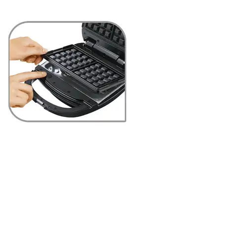 Tefal SW342D38 crepera 2 crep(s) Negro, Acero inoxidable