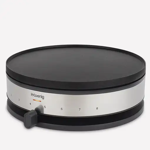 H.Koenig KREP56 crepera 1500 W Negro, Acero inoxidable