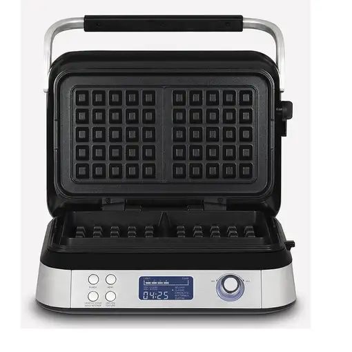 WËASY GFX800 gofrera 2 barquillo(s) 1600 W Negro, Plata