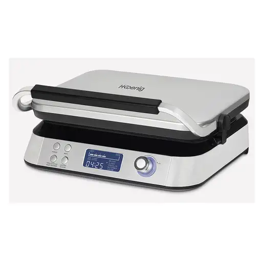 WËASY GFX800 gofrera 2 barquillo(s) 1600 W Negro, Plata