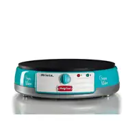 Ariete 0202/01 crepera 1 crep(s) 1000 W Azul, Plata, Blanco