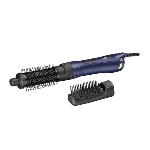 BaByliss AS84PE Utensilio de peinado Cepillo de aire caliente Caliente Negro, Azul