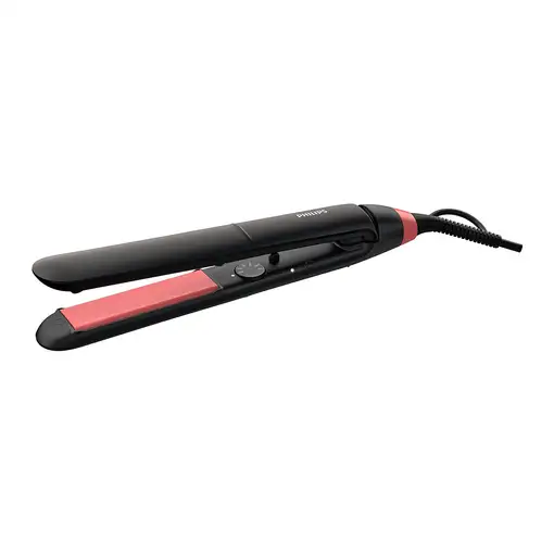 Philips Essential BHS376/00 Utensilio de peinado Cepillo alisador Caliente Negro,