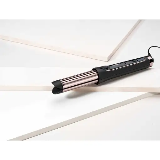 BaByliss Curl Styler Luxe Rizador de pelo Caliente Negro, Oro rosa 32 W 2,5 m