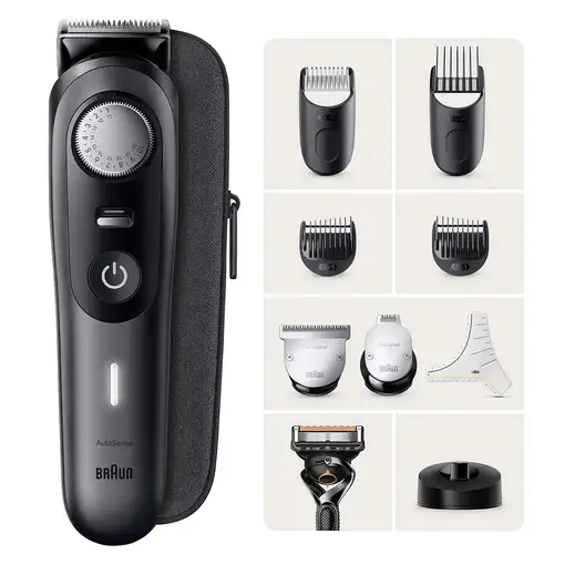 Braun BeardTrimmer 9 BT9421 depiladora para la barba Batería 40 Negro