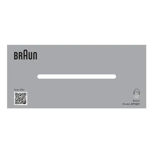Braun BeardTrimmer 9 BT9421 depiladora para la barba Batería 40 Negro