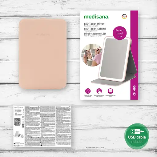Medisana CM 400 espejo para maquillaje Independiente Rectangular