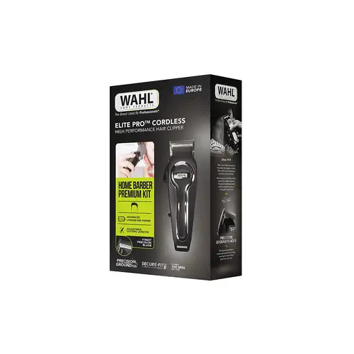 Wahl Elite Pro Cordless Negro, Plata 11 Ión de litio