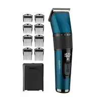 BaByliss Japanese Steel Digital Hair Clipper Negro, Verde azulado 45 Ión de litio
