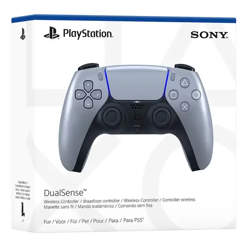 Sony DualSense Plata Bluetooth/USB Gamepad Analógico/Digital PlayStation 5