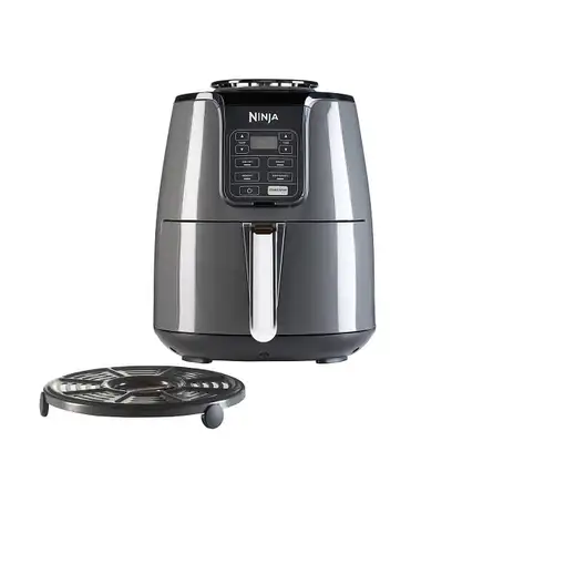 Ninja AF100 Sencillo 3,8 L Independiente 1550 W Freidora de aire caliente Negro
