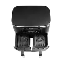 Ninja AF300 Doble 7,6 L Independiente 2470 W Freidora de aire caliente Negro