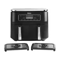 Ninja AF300 Doble 7,6 L Independiente 2470 W Freidora de aire caliente Negro