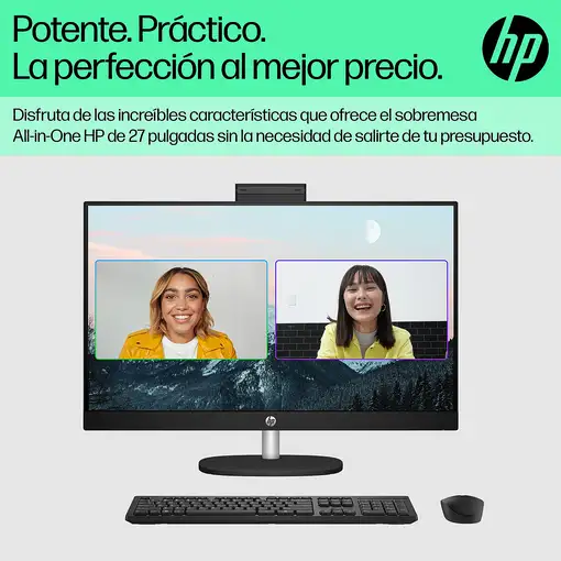 HP 27-cr0027ns AMD Ryzen™ 5 7520U 68,6 cm (27\) 1920 x 1080 Pixeles PC todo en uno