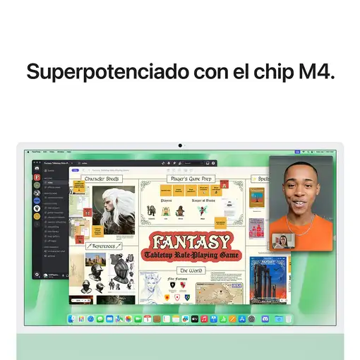 Apple iMac Apple M M4 59,7 cm (23.5'') 4480 x 2520 Pixeles PC todo en uno 16 GB 256