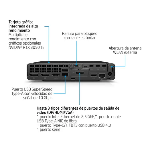 HP Elite 800 G9 Intel® Core™ i7 i7-14700 16 GB DDR5-SDRAM 512 GB SSD Windows 11 Pr