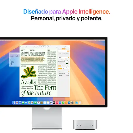Apple Mac mini Apple M M4 24 GB 512 GB SSD macOS Sequoia Mini PC Plata