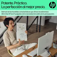 HP 27 inch All-in-One 27-cr0089ns PC Intel® Core™ i5 i5-1335U 16 GB DDR4-SDRAM 512