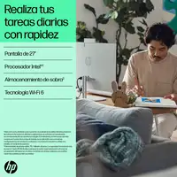 HP 27 inch All-in-One 27-cr0089ns PC Intel® Core™ i5 i5-1335U 16 GB DDR4-SDRAM 512