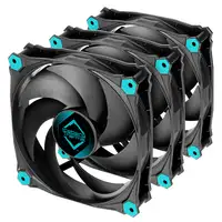 Iceberg Thermal IceGALE Silent Carcasa del ordenador Ventilador 12 cm Negro 3 piez