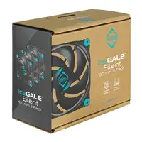Iceberg Thermal IceGALE Silent Carcasa del ordenador Ventilador 12 cm Negro 3 piez