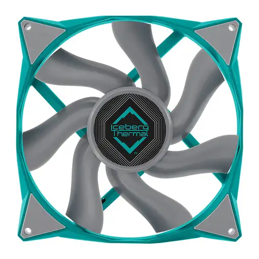 Iceberg Thermal IceGALE Xtra Carcasa del ordenador Ventilador 14 cm Verde azulado
