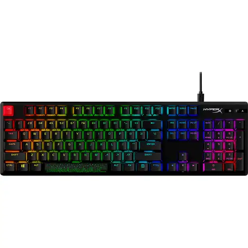 HyperX Teclado mecánico gaming Alloy Origins PBT HX rojo