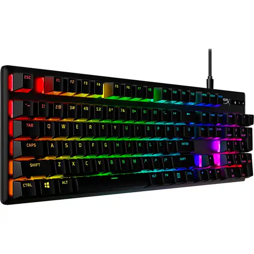 HyperX Teclado mecánico gaming Alloy Origins PBT HX rojo