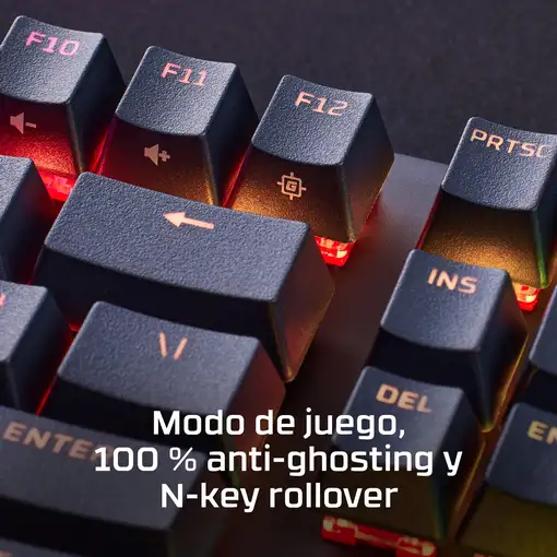 HyperX Teclado mecánico gaming Alloy Origins PBT HX rojo