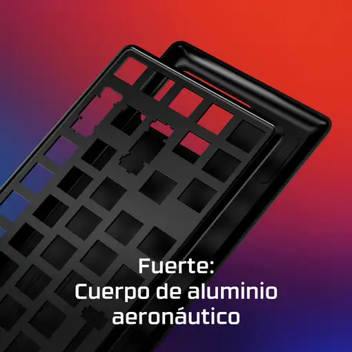 HyperX Teclado mecánico gaming Alloy Origins PBT HX rojo