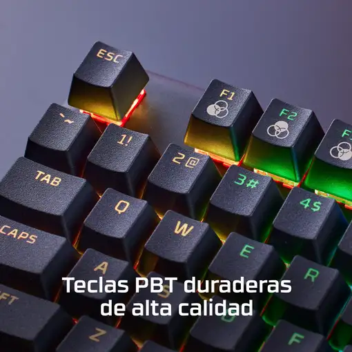 Teclado mecánico gaming HyperX Alloy Origins Core PBT HX rojo