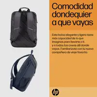 HP Mochila para portátil Travel de 15,6 pulgadas y 18 litros, color gris