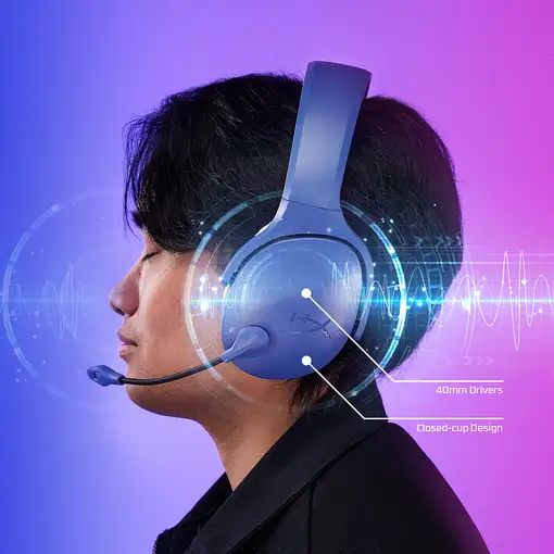 HyperX Cloud Jet: auriculares gaming inalámbricos (negro)