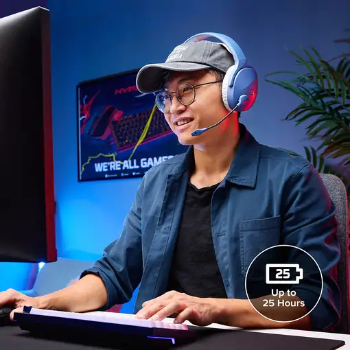 HyperX Cloud Jet: auriculares gaming inalámbricos (negro)