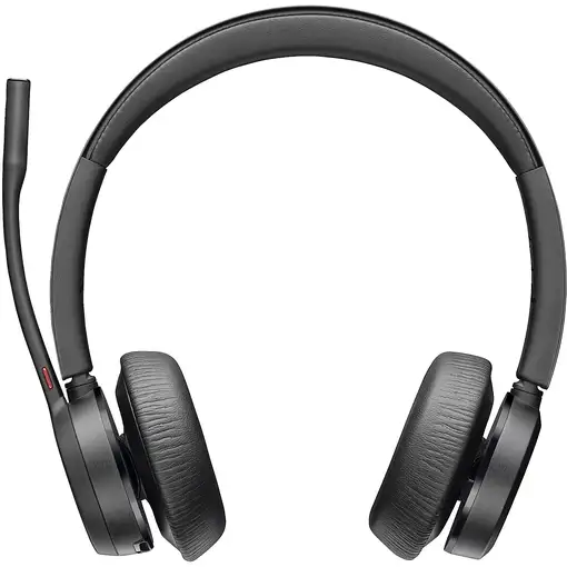 POLY Auriculares Voyager 4320 USB-C con certificación para Microsoft Teams + llave