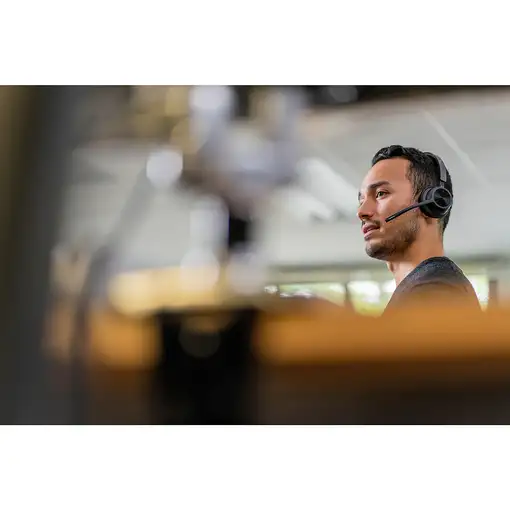 POLY Auriculares Voyager 4320 USB-C con certificación para Microsoft Teams + llave