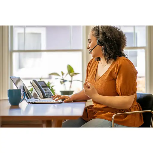 POLY Auriculares Voyager 4320 USB-C con certificación para Microsoft Teams + llave