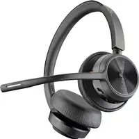 POLY Auriculares Voyager 4320 USB-C con certificación para Microsoft Teams + llave