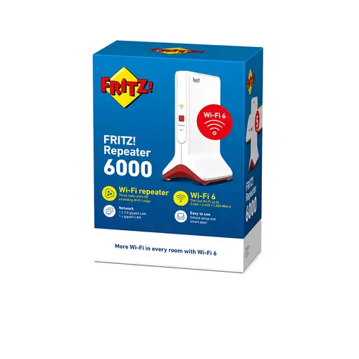 FRITZ!Repeater 6000 6000 Mbit/s Blanco