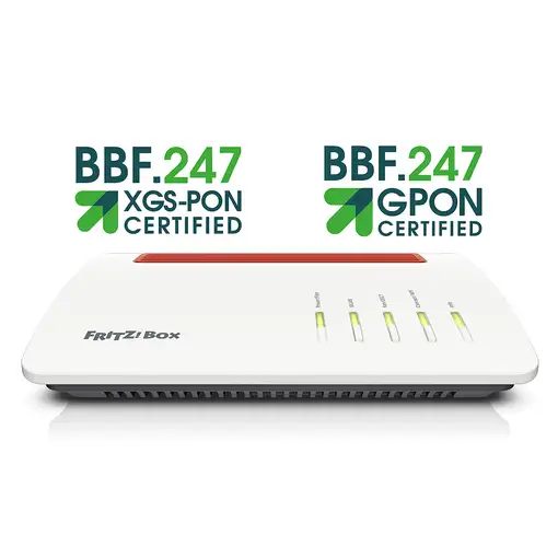 FRITZ!Box 5590 Fiber XGS-PON router inalámbrico Gigabit Ethernet Doble banda (2,4