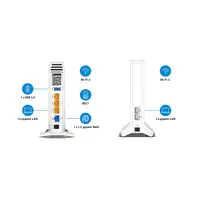 FRITZ! Mesh Set 4060 + 3000 AX INT Tribanda (2,4 GHz/5 GHz/5 GHz) Wi-Fi 6 (802.11a